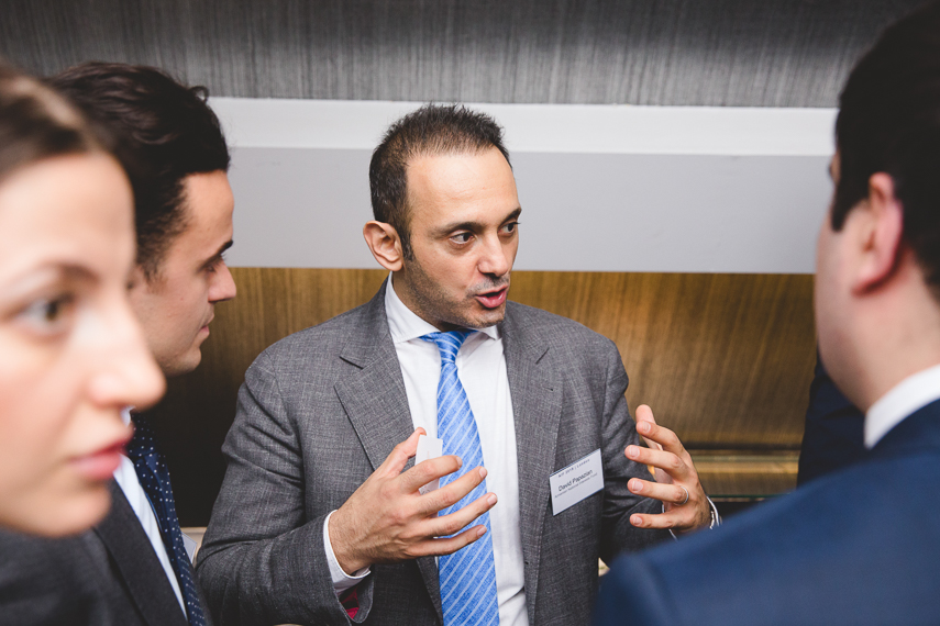 Corporate event photographer for networking event in London
